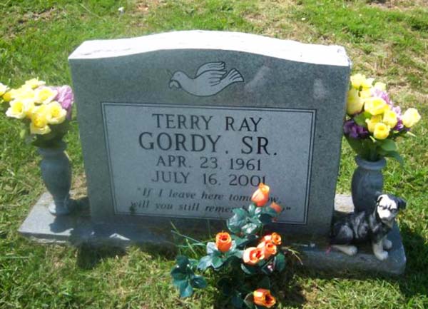 terry gordy grave