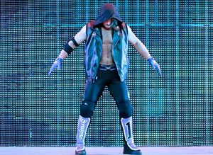 aj styles wwe entrance