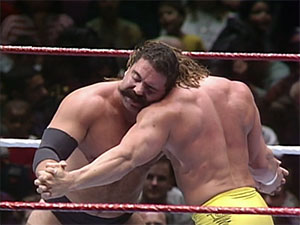 big bully busick and kerry von erich wrestling in 1991