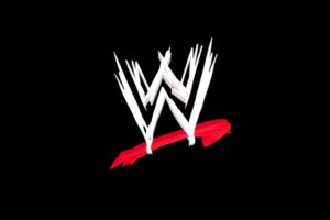 WWE logo with black background