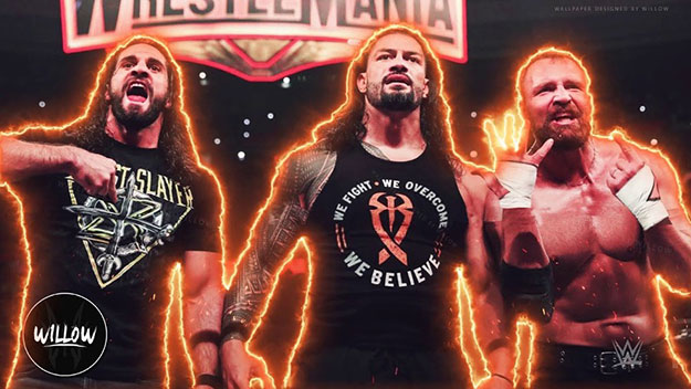 seth rollins, roman reigns and dean ambrose